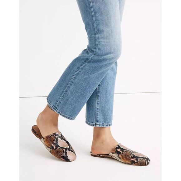 Madewell Shoes - MADEWELL The Cory Mule in Snakeskin‎ Sz 6